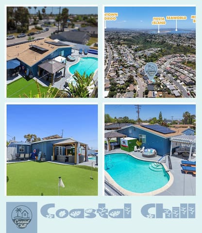 Heated Pool, XXL Spa, Mini-Golf & Chef’s Kitchen!