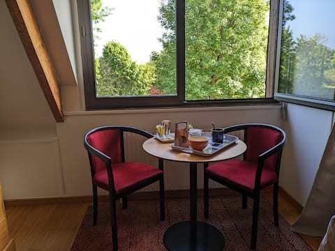 Popular Airbnb listing: Le Louis Dort, peaceful apartment in Équemauville