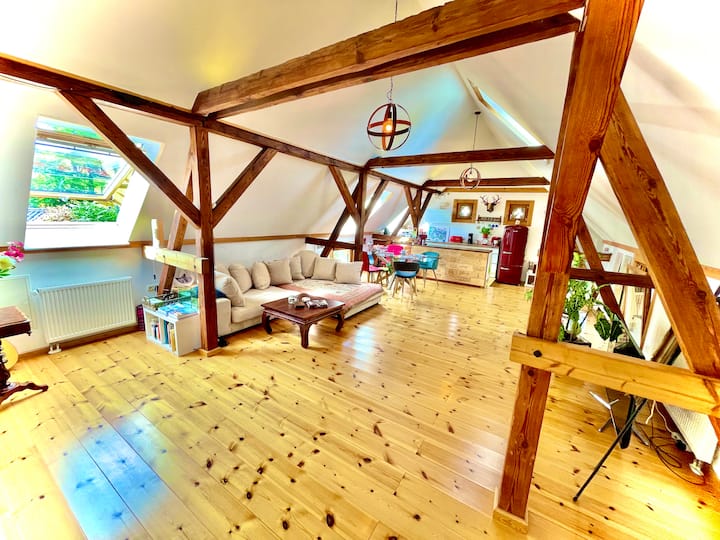 Historisches Retro Loft Bei Potsdam, Garten+seenah - Michendorf
