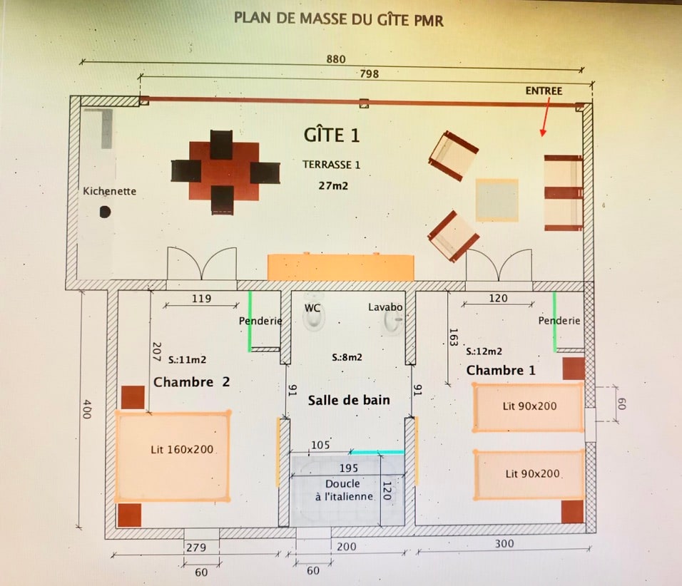 Pôdorys chalupy PMR