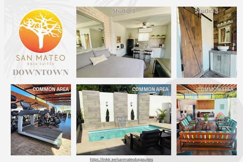 Studio#3.Heart of downtown.Pool,GYM,AC,Wifi.