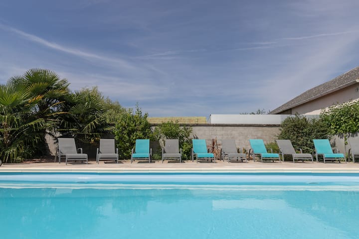 Domaine Des 3lys - 20 Pers - Piscine - Beauval Etc - Saint Aignan