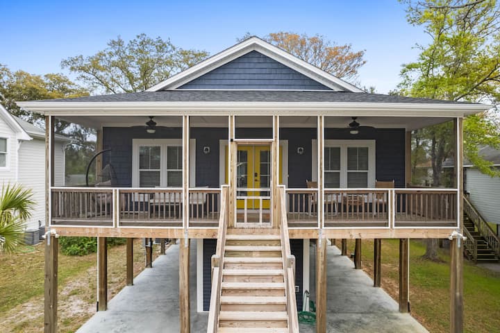 Prime Oki Location; Walk To 43rd St Beach Access - Oak Island, NC