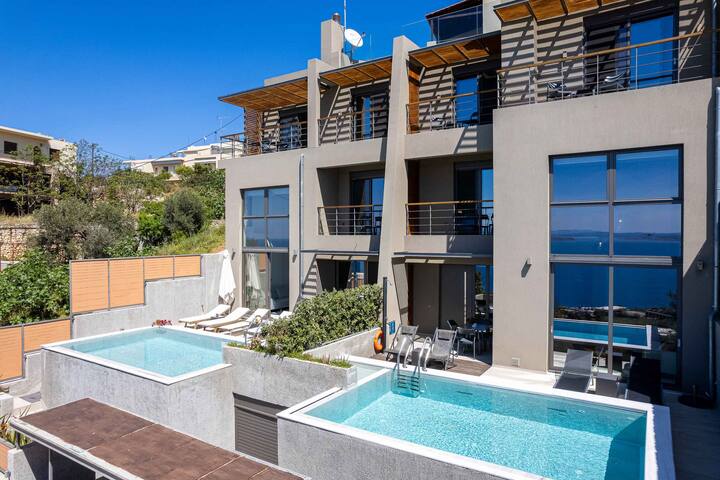 Omnia Villas I Heated* pools & stunning seaview gallery image 2