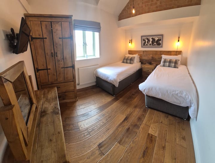 Chambre 2 Lits zip et Link pour offrir un couchage flexible