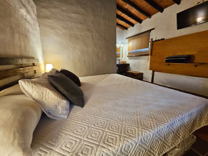 cabins on the table of the holy natural paradise