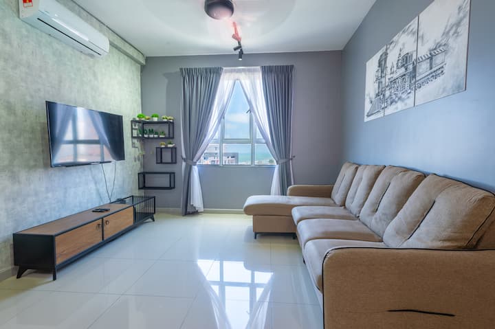 Infinity Sea View Pool/beach View/3rooms/2parkings - Kuala Terengganu