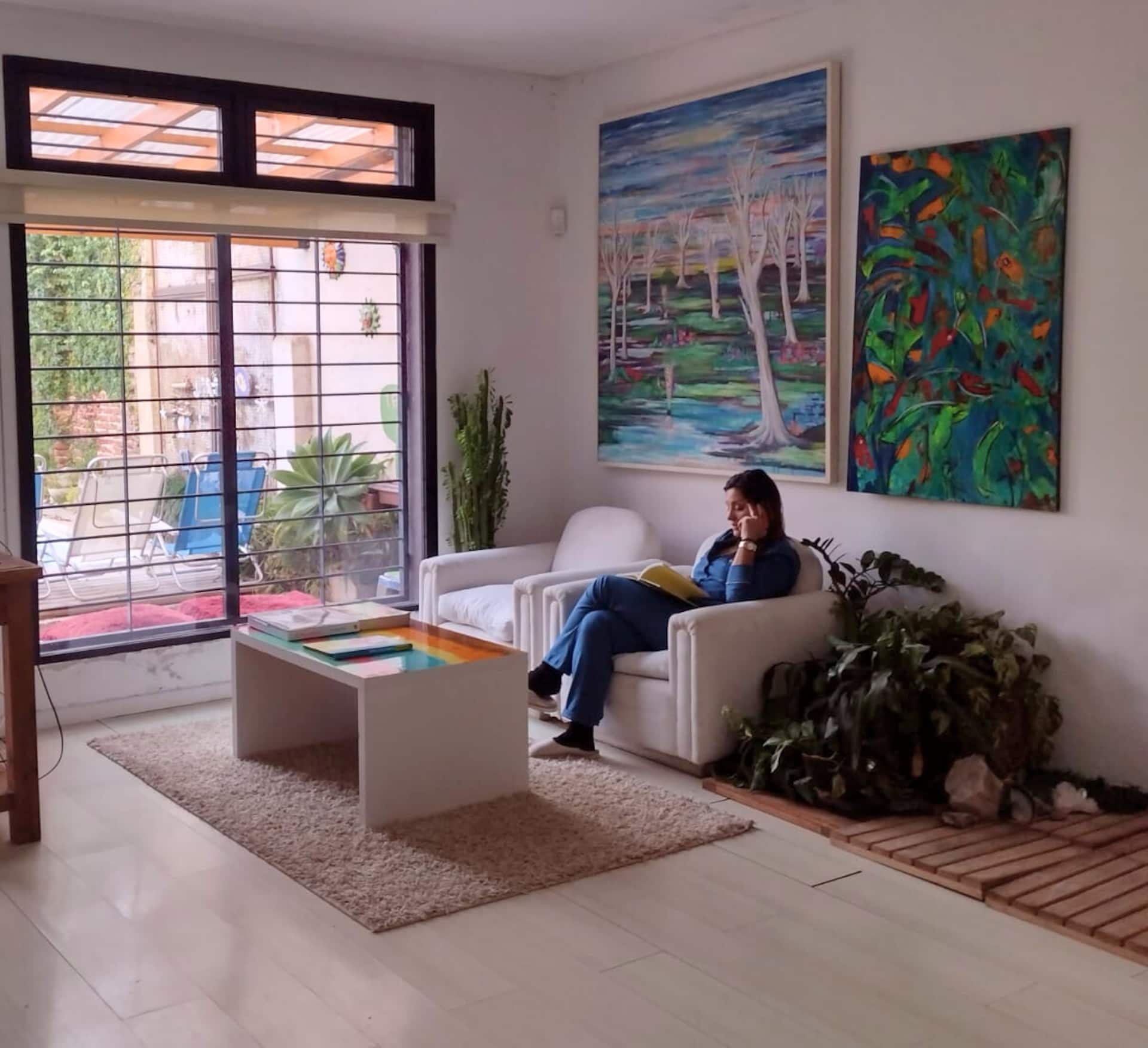 Casa San Isidro: pool/garden/grill and the river