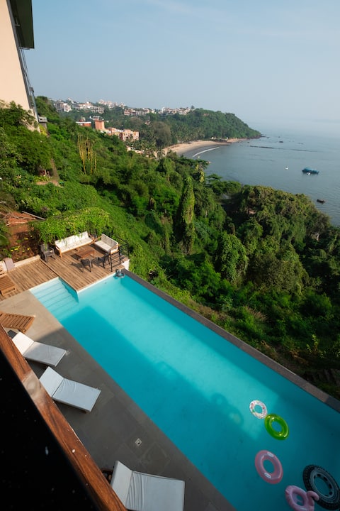 Pvt Pool | Sea-View | 5 Bedrms | North Goa