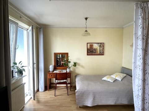 Successful Airbnb property: Sunny Aga Apartment 200m to sea promenade in Kołobrzeg