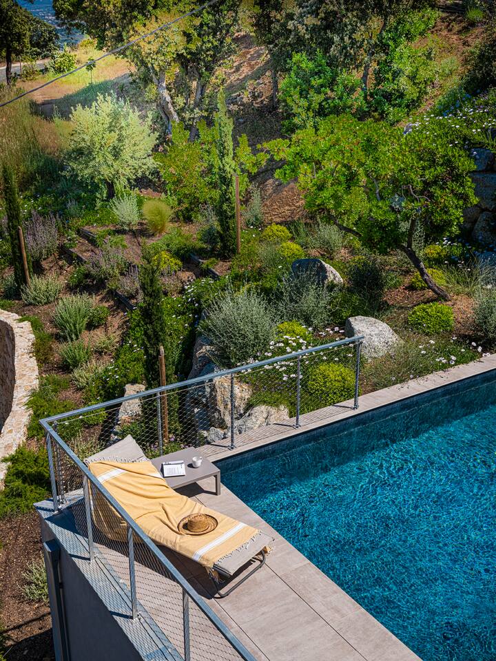 Domaine Casa Baia - Vue Sur Mer - 20 Personnes - Calvi