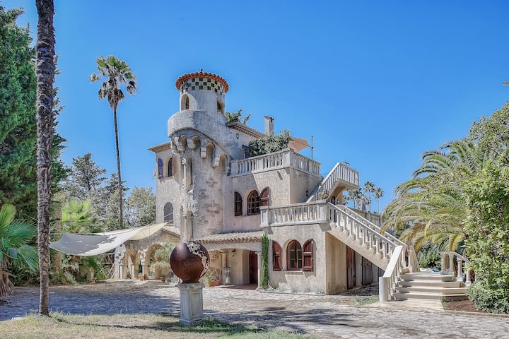 Cap D'antibes Elegant Castel, Seaview, Pool, Gym - Antibes