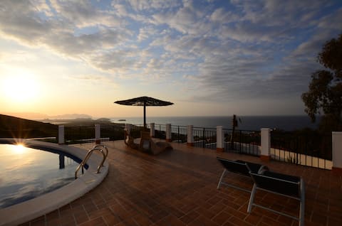 Fantastic villa with an amazing view.