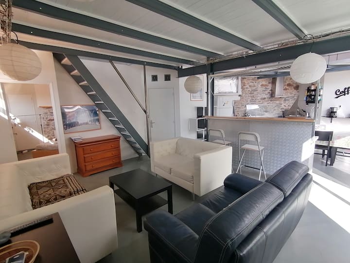 Loft Aménagé Dans Un Ancien Hangar - Sainte-Luce-sur-Loire