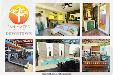 Studio#4.Heart of downtown.Pool,GyM,AC.