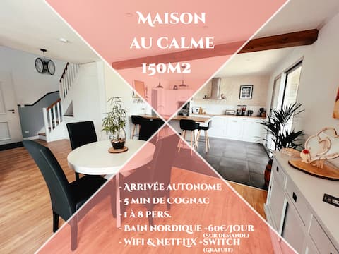 Quiet house - 5 min from Cognac - 1/10 people