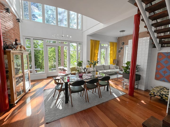 Charming Villa Solhalla For 8 With Forest Garden - Espoo