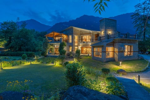 3BR|View|StayVista| Moets Waterfront Estate@Kullu