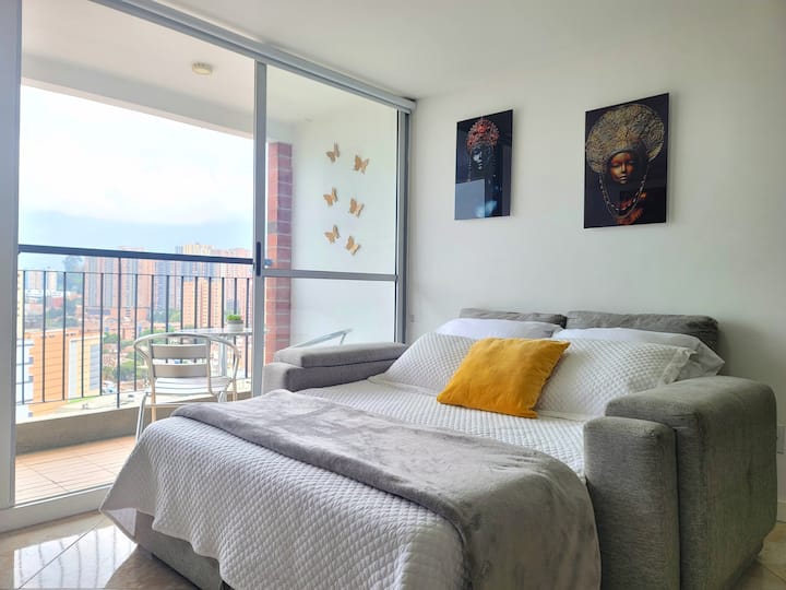 Modern High-rise 2/2 Apartment With City View. - Sabaneta