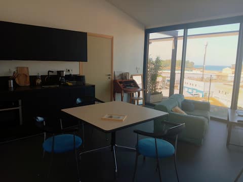 Successful Airbnb property: Studio on terrace with sea view of Douarnenez Bay in Douarnenez