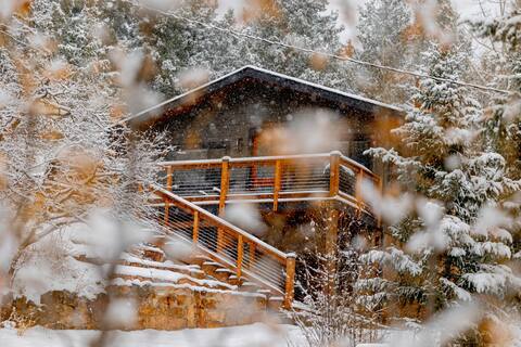 ☆Modern Luxury Cabin - Hot Tub✔ Hiking✔ Hammocks✔☆
