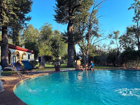 Relaxing getaway in the Mediterranean countryside