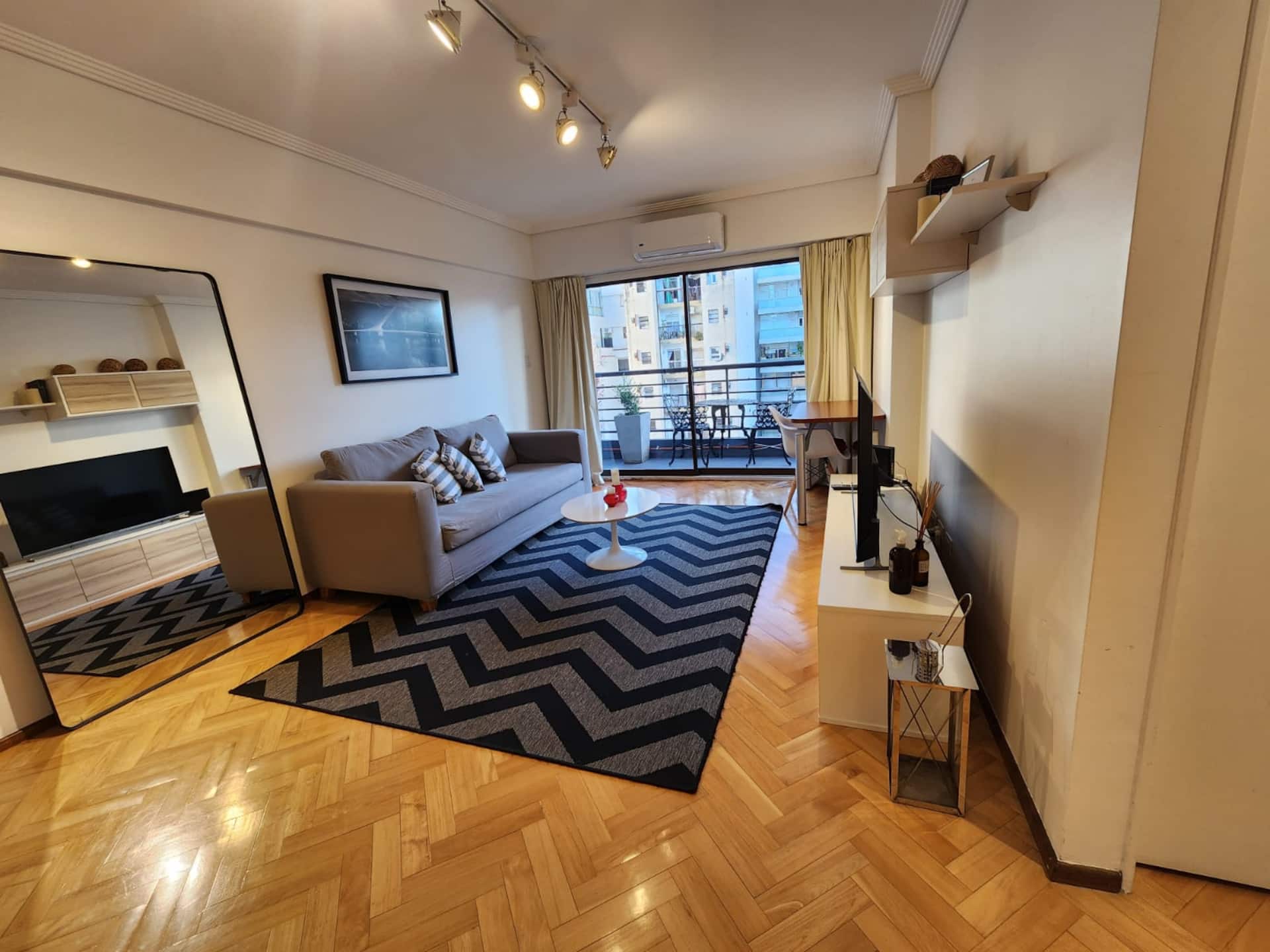 Apartamento de 1 quarto em Palermo, perto de La Rural