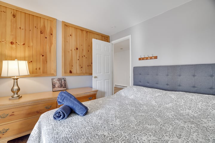 King bedroom in the basement