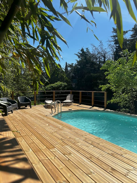 Le mas de mile - quiet cottage with private pool