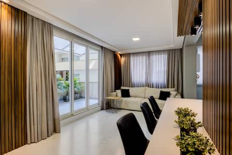 Apto 2Q and terrace with barbecue +1 Vacation