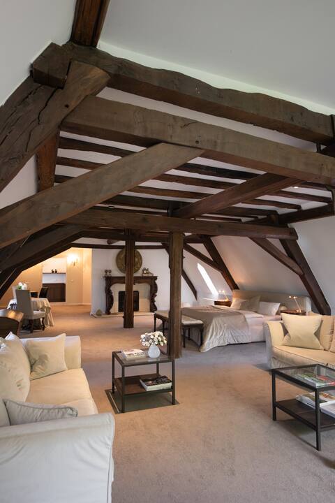 Exclusive loft in the monastery hut Besselich