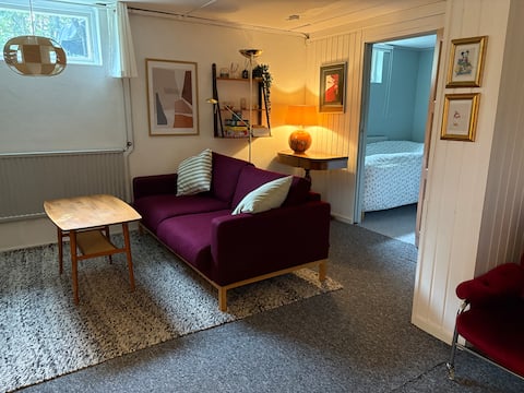 Large basement apartment of 65m2 in a nice residential area