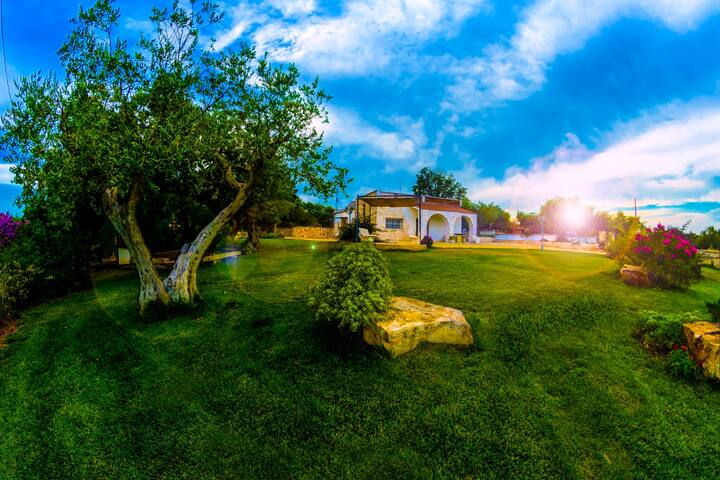 Panoramic trulli with swimming pool in Monopoli