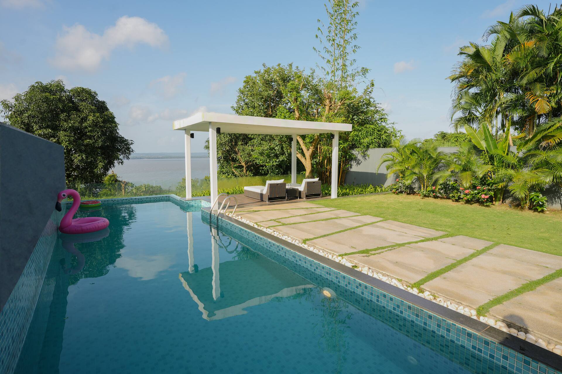 Goa’s Blue Sea Villa – 3bhk with 2 Pools & Garden