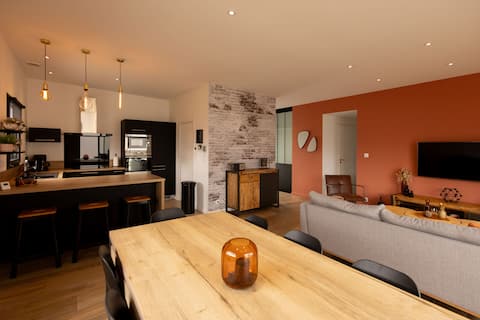 On the edge of one of the most beautiful beaches in Finistère