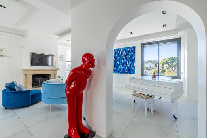 Villa Luxe.cote Azur. Cannes Centre•12p•spa.300m2 - Mougins