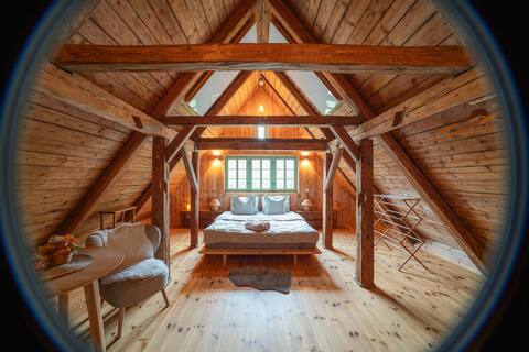 ENJOY COZY ATTIC Sauna+MountainViews+Garden+Forest