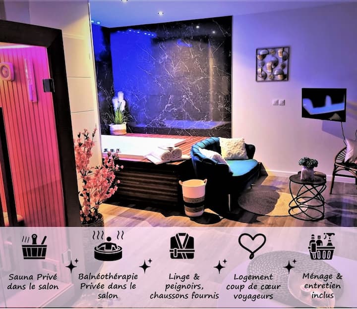 Appt Sauna & Jacuzzi Privatifs "Le Spa Vendômois" - Vendôme