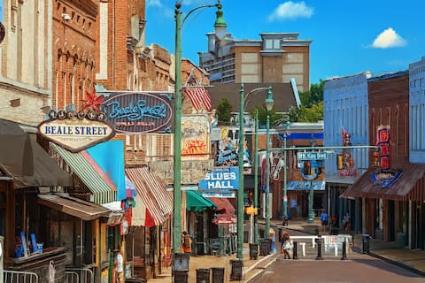 Sleek Historic Gem: Walk to Beale St, Eats & Music