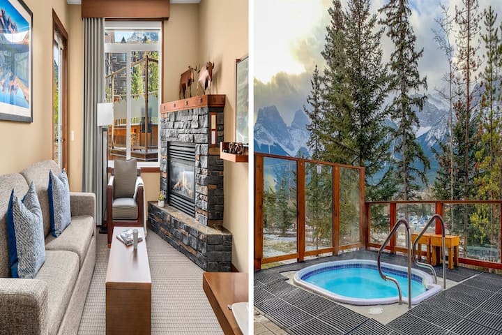 ⭐Two Hot Tubs⭐ Falconcrest Lodge⭐ ️ Gasplace - Canmore