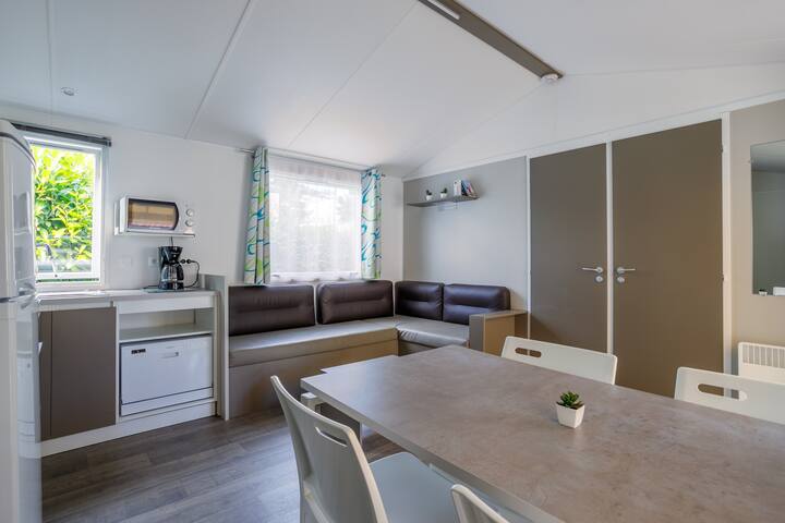 Mobilhome 6 Pers Dans Camping 4* Avec Piscine - Brem-sur-Mer