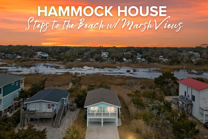 Great Marsh View & 2 Blocks To Beach-longstaydscnt - Long Beach, NC