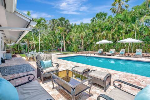 Gorgeous Beach House Heated Pool, Office &Movie Rm