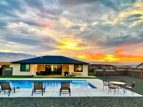 18x36 Private Pool 3BR/3.5BA - 40 min to The Gorge
