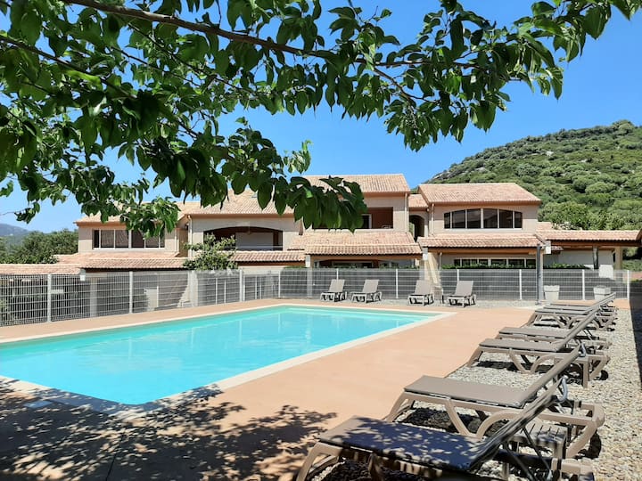 T2 Climatisé Avec Piscine Proche Mer - Bastia