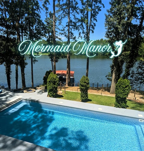 Mermaid Manor-Pickleball-Lake-Pool-Hot Tub-Games