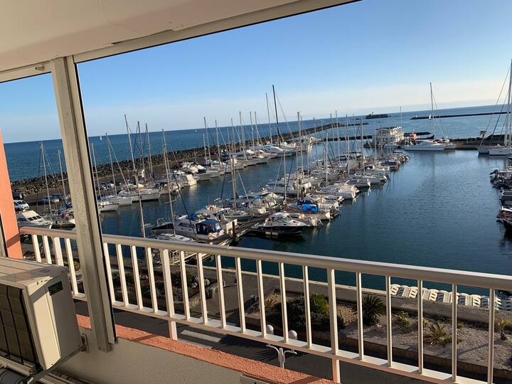 Vue Magnifique Du Vieux Port Studio Cabine - A/c - Wifi - Parking - Marseillan