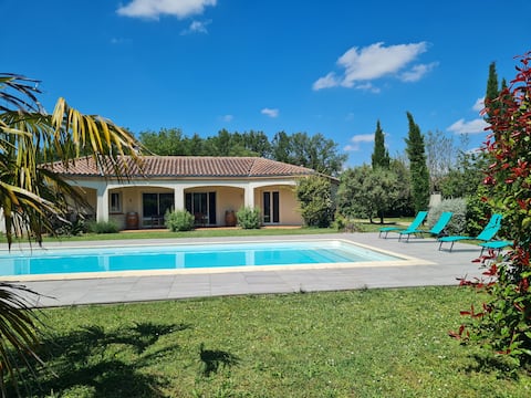 Nice-house-SPA-Pool 12M-AC-Stove-Gaillac-Albi