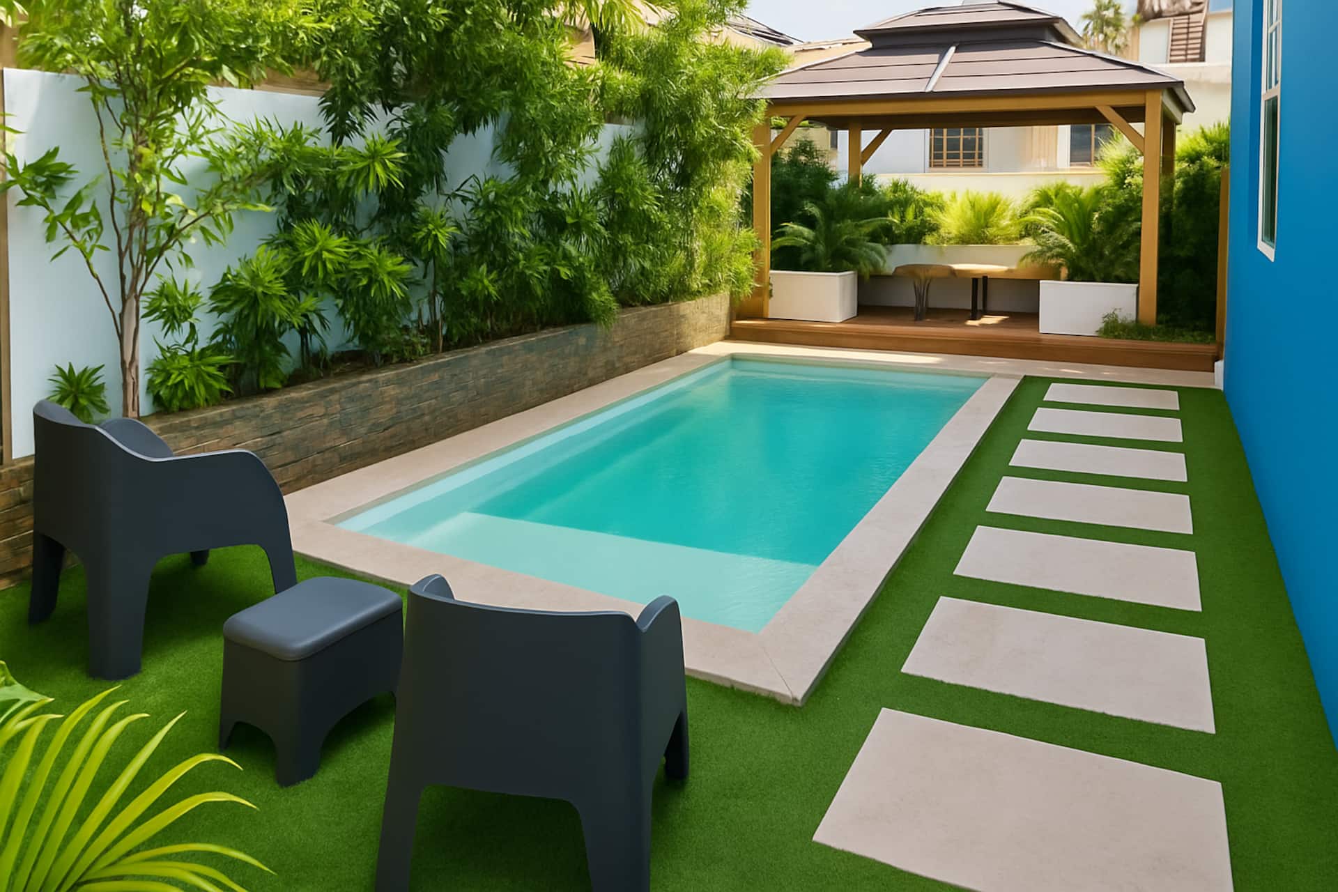 Big 2 BR City Apt. w Pool & Free Parking inside