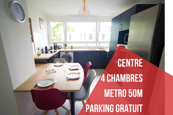 ♦ Nouveau ♦ Centre ♦ Proche Metro ♦ Wifi ♦ - Rennes